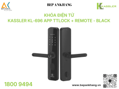 Khóa điện tử Kassler KL-696 App TTlock + Remote - Black 